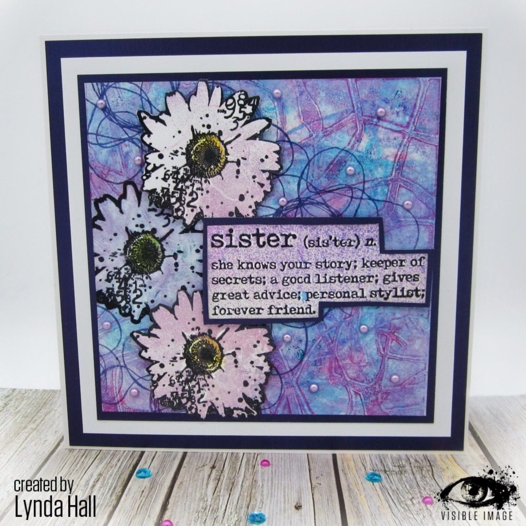 Visible Image clear stamps -Sister Definition