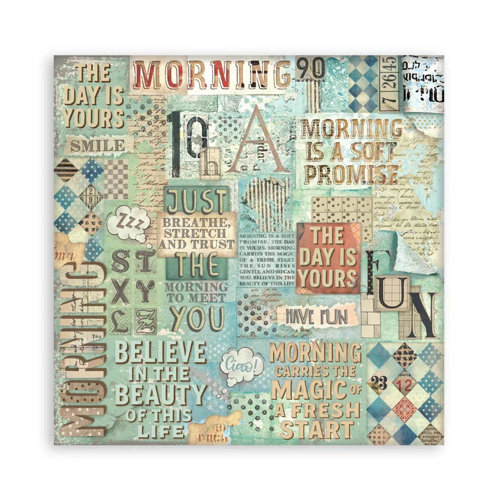 Stameria - Furry Friends 12" x 12"Backgrounds Selection