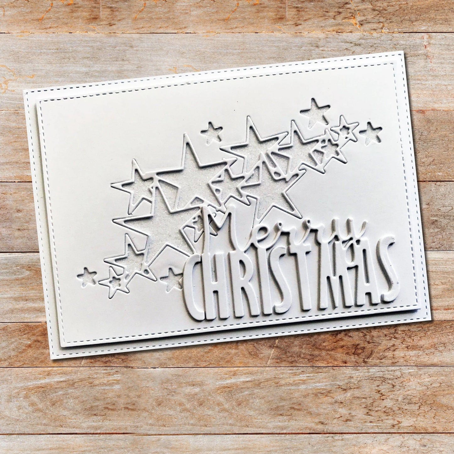 Paper Rose - Metal Cutting Die -Merry Christmas To You