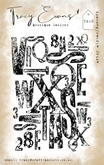 Tracy Evens Boutique Designs - Artsy Alphas/Numbers