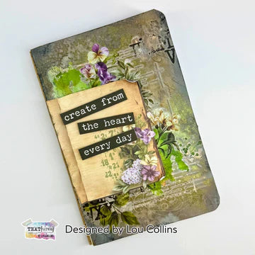 TEXT(ures) Beneath the Brambles Rub-On Transfer Set