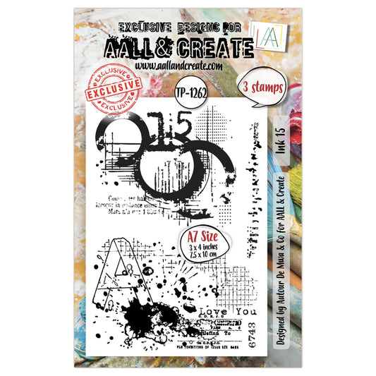 AALL & CREATE - A7 Stamps - Ink 15 #12612