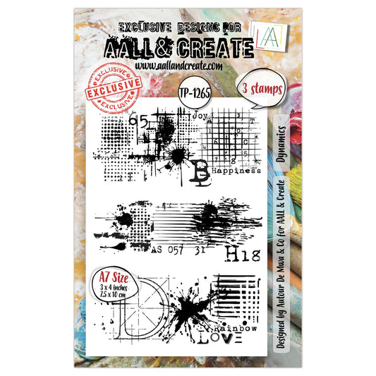 AALL & CREATE - A7 Stamps - Dynamics #1265