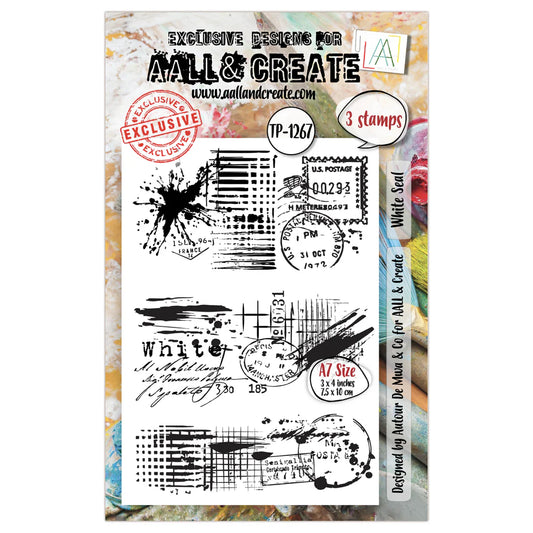 AALL & CREATE - A7 Stamps - White Seal #1267