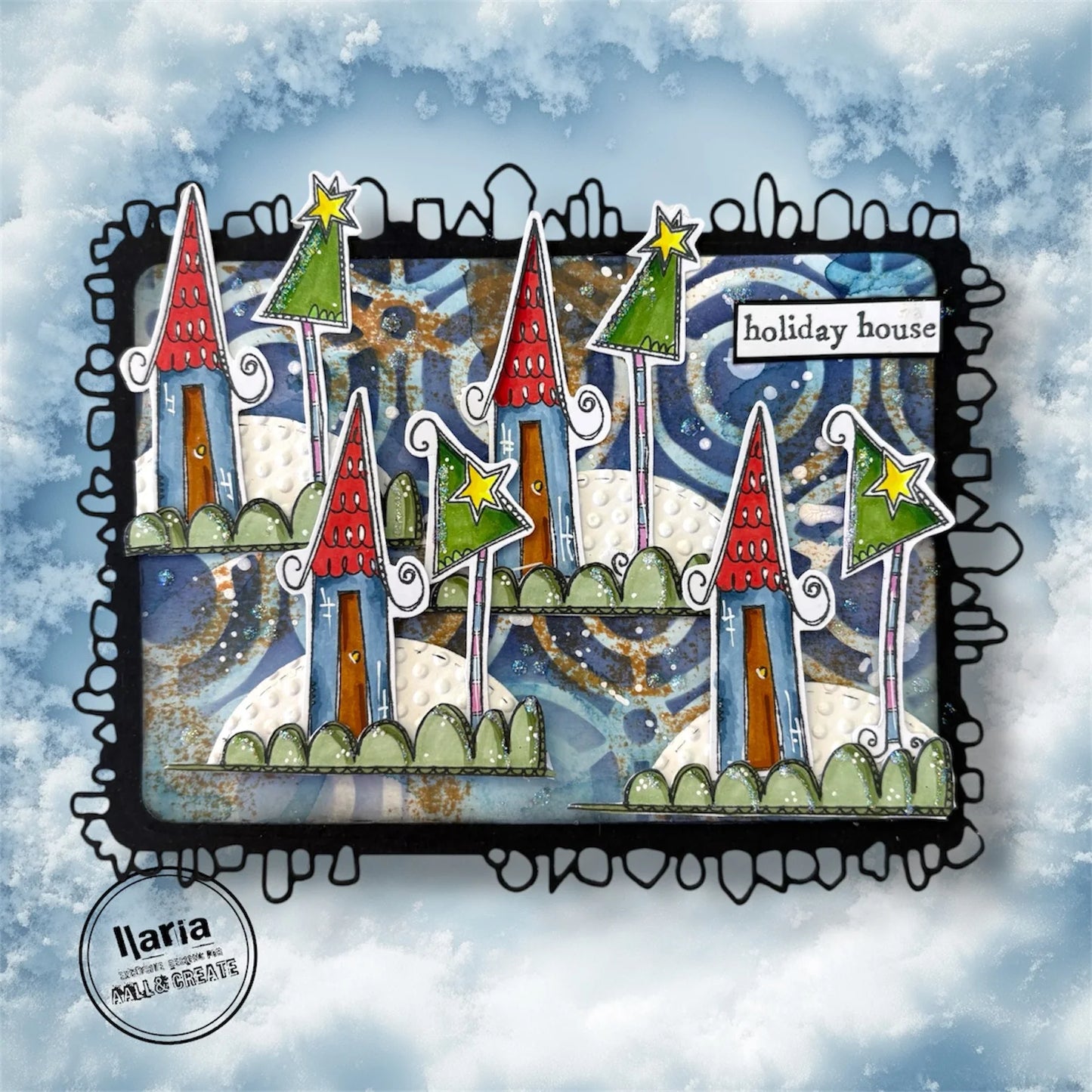 AALL & CREATE - A7 Stamps - Holiday House #1316