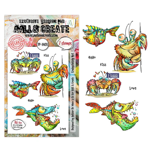 AALL & CREATE - A6 Stamps - Crabsolutely Not #TP - 1408