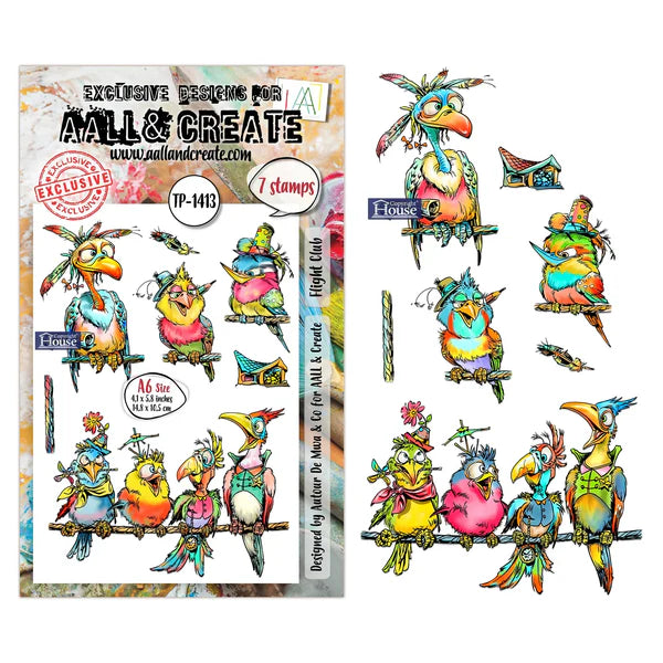 AALL & CREATE - A6 Stamps - Flight Club #TP - 1413