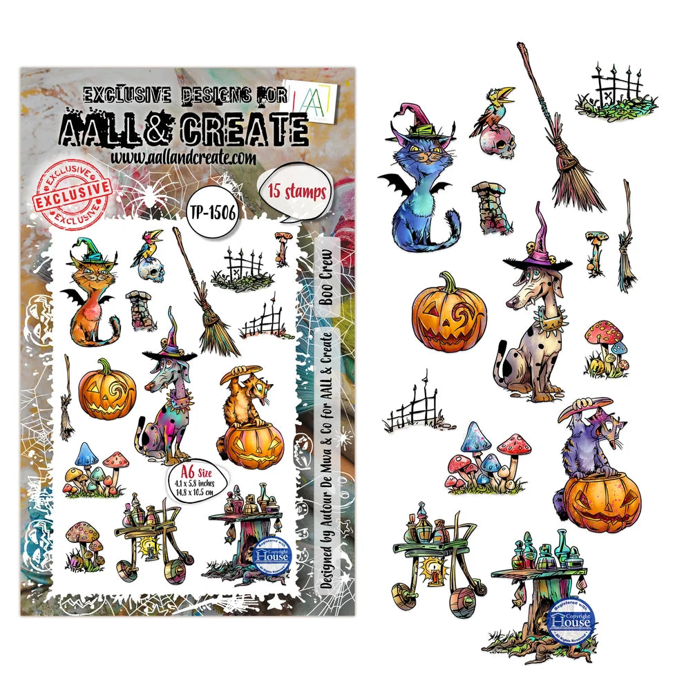 AALL & CREATE - A6 Stamps - Boo Crew TP - 1506