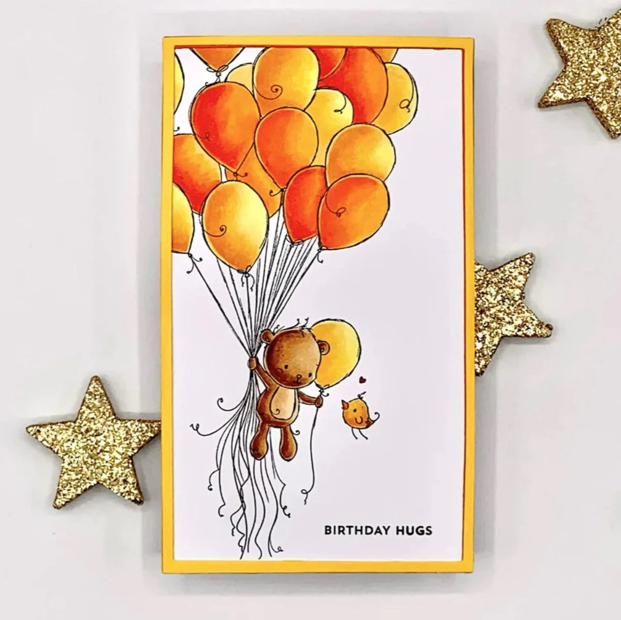 Paper Rose - Clear Stamp Set -Teddy's Ballons