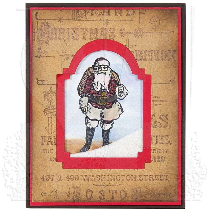 Stamp/Stencil - Stampers Anonymous - Mixed Media Festive Overlay