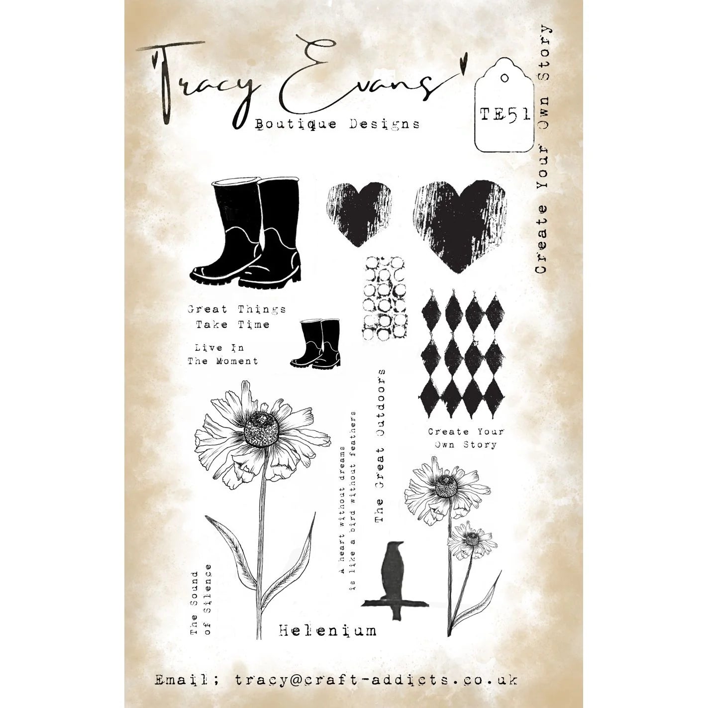 Tracy Evans Boutique Designs - Create Your Own Story TE51