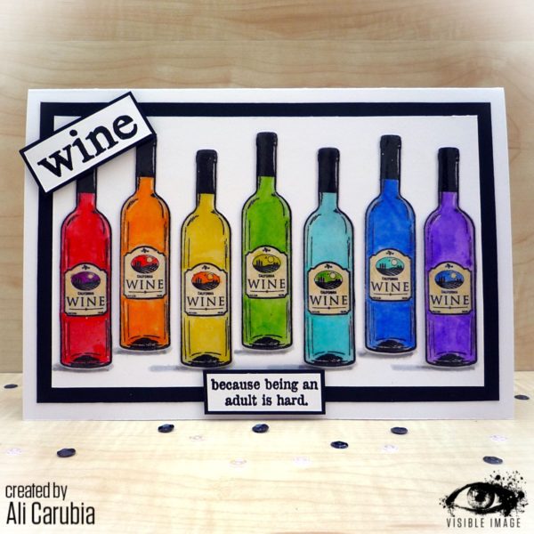 Visible Image Clear Stamps - Chance Of Wine