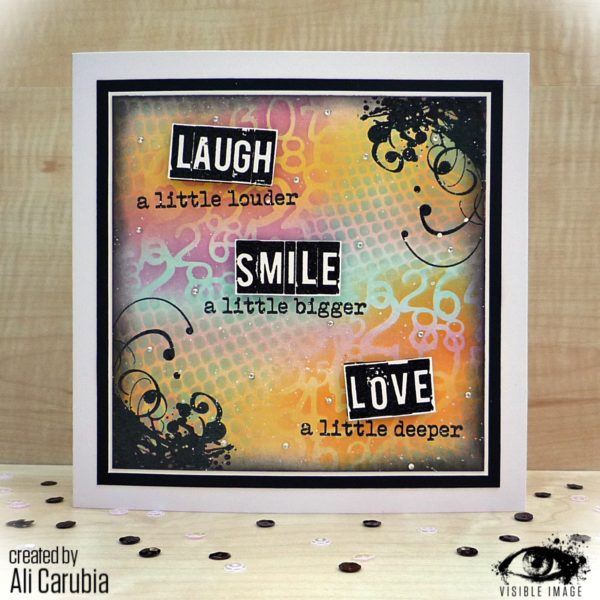 Visible Image clear stamps -Smile Bigger