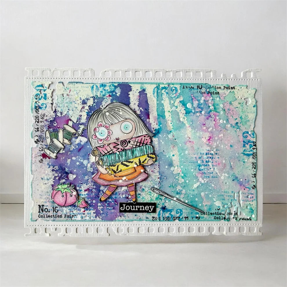 AALL & CREATE - A7 Stamps - Fabric Habit #1499
