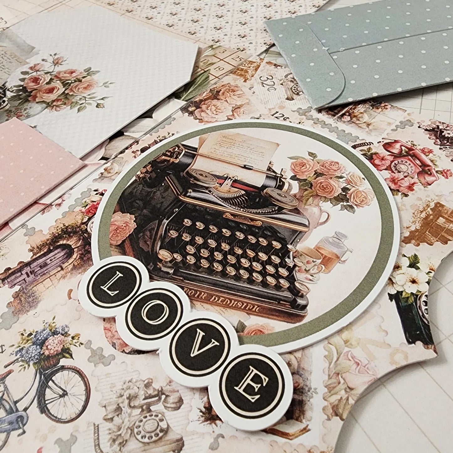 Paper Rose - Mini Junk Journal Folio Kit - Afternoon In The Park