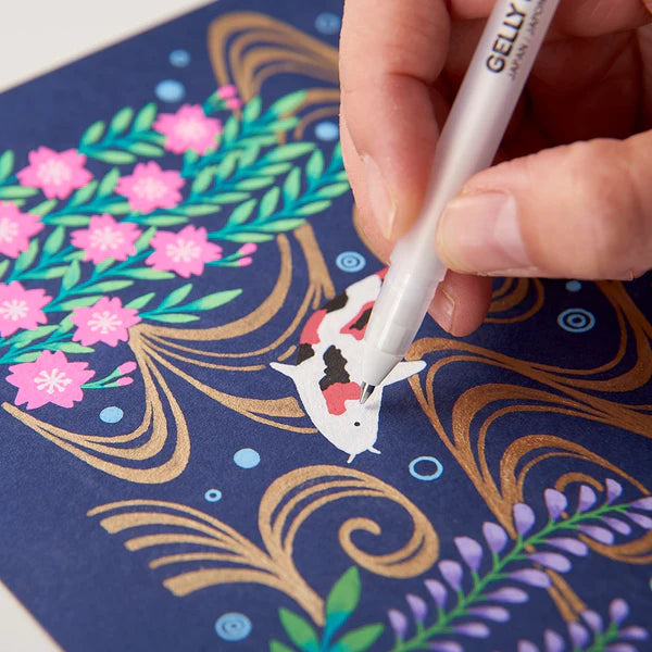 Sakura Gelly Roll - White Pack Of 3 Fine - Meduim - Bold