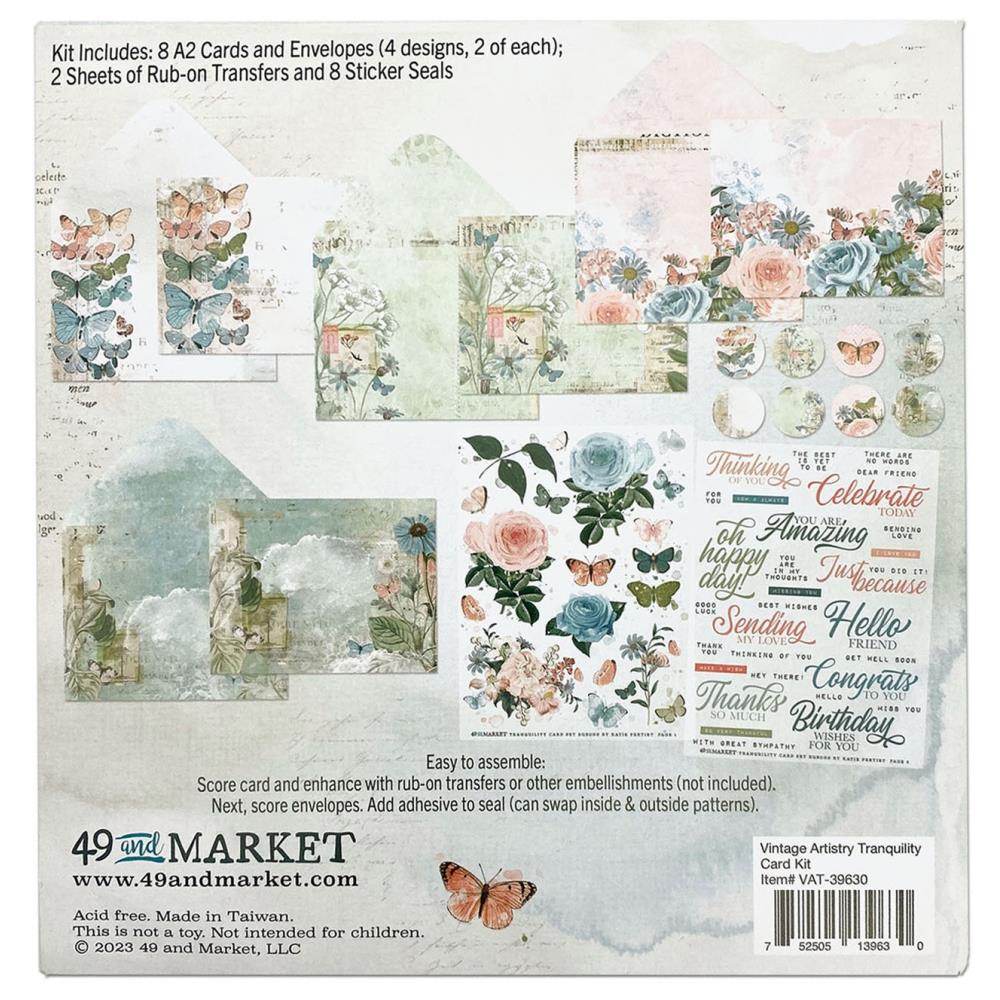 49 And Market - Card Kit - Vintage Artistry Tranquility