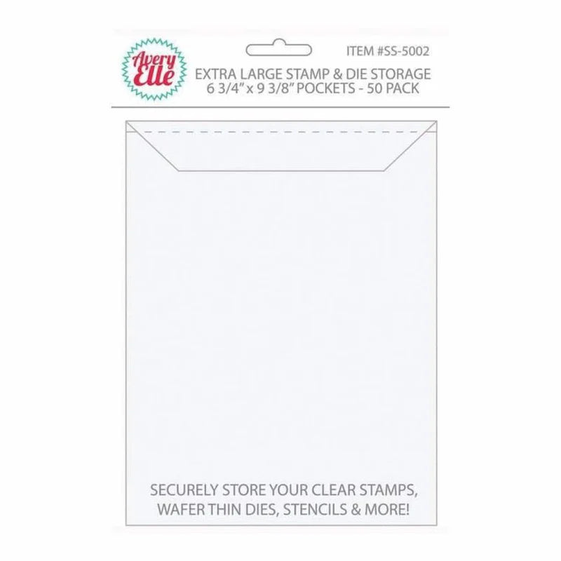 Avery Elle - Extra Large Stamp & Dies Storage Pockets 50pack