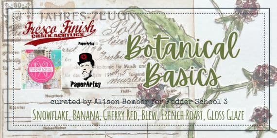 Paper Artsy Fresco Finish Chalk Acrylics - Botanical Basics