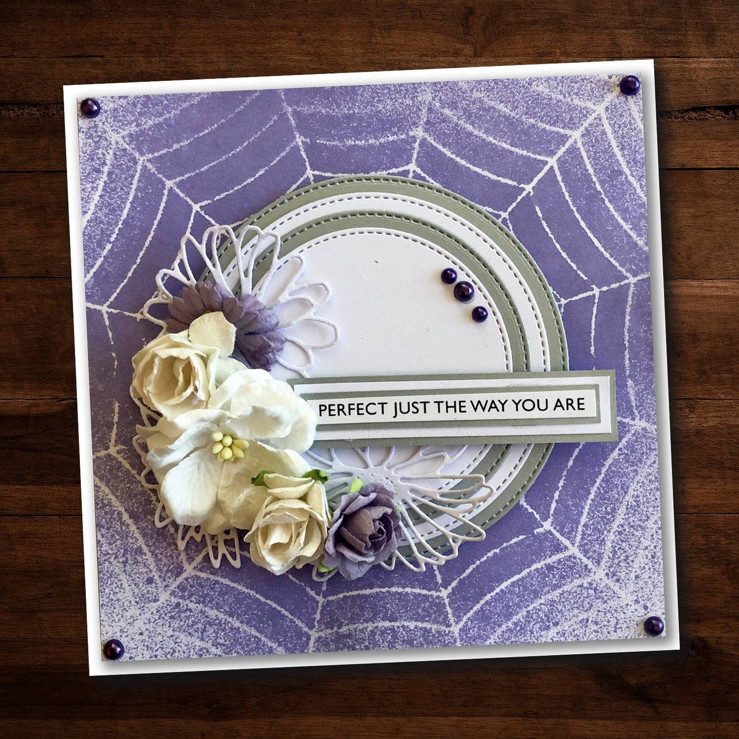 Paper Rose - Cobweb 6'x6' Stencil