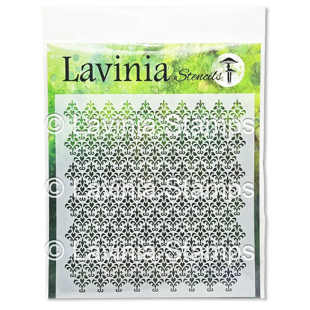 Lavinia Stamps Stencil - Baroque Flower