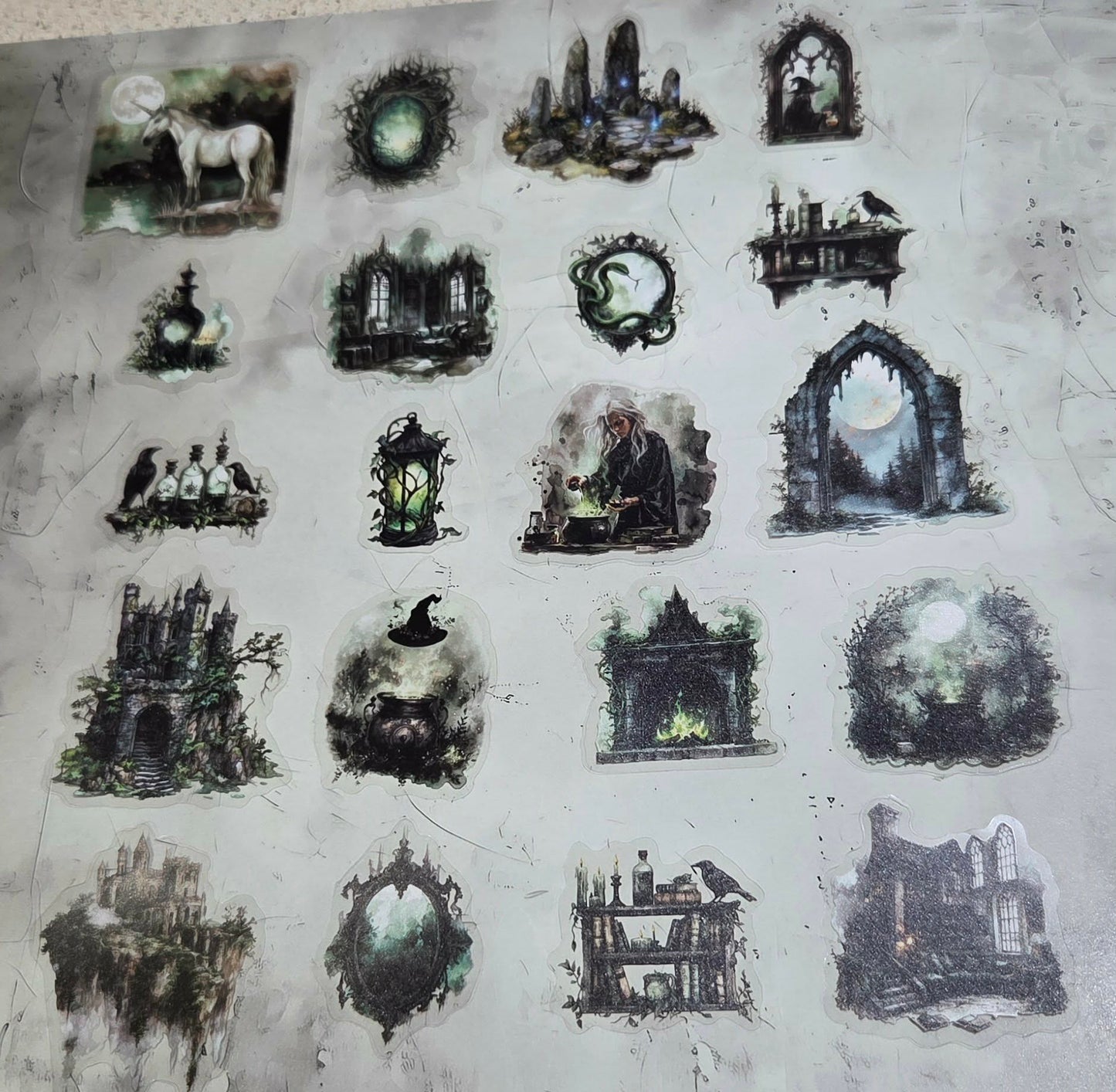 Clear Stickers - Enchanted Forest 20pc