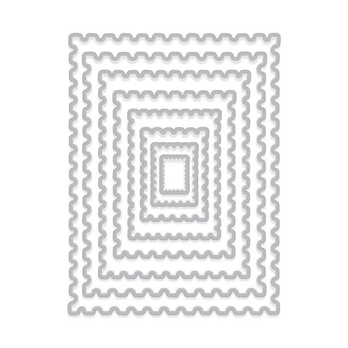 Hero Arts - Infinity Dies - Nesting Postage Stamps