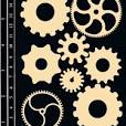Dusty Attic - Chipboard - Cogs #2