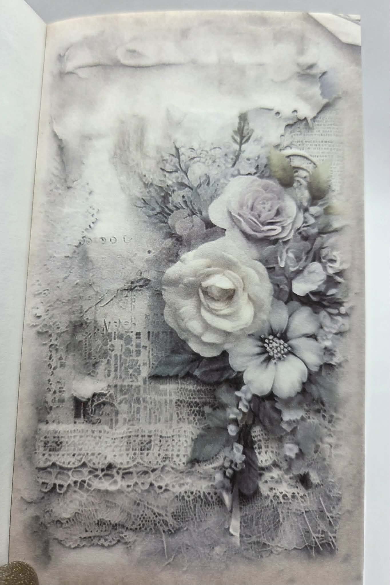 Mini Background Pad - Shabby Floral