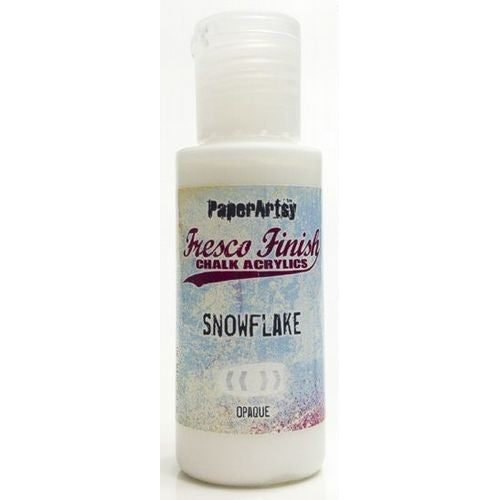 Paper Artsy Fresco Finish Chalk Acrylics - Snowflake
