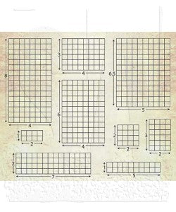 Stampers Anonymous - Tim Holtz Collection - Grid Blocks