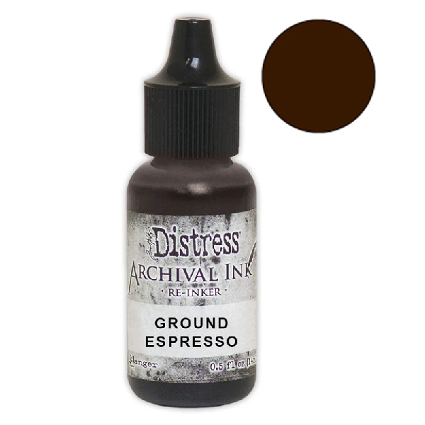 Ranger Distress Archival Ink - Re-Inker Ground Expresso