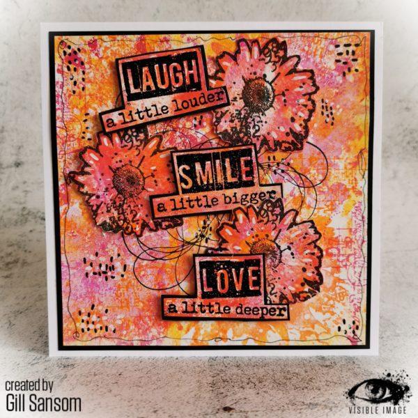 Visible Image clear stamps -Smile Bigger