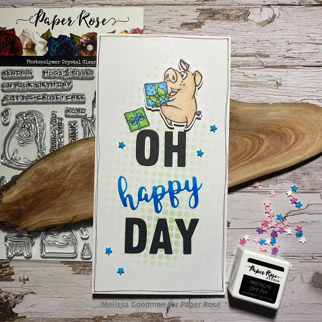 Paper Rose - Metal Cutting Die - Happy