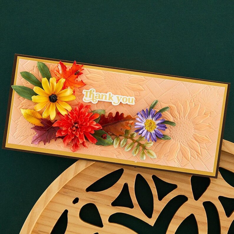 Spellbinders - 3D Embossing Folders - Basket Of Sunshine