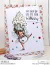 Stamping Bella -  Cling Stamps - Edna With A Cupcake On Top