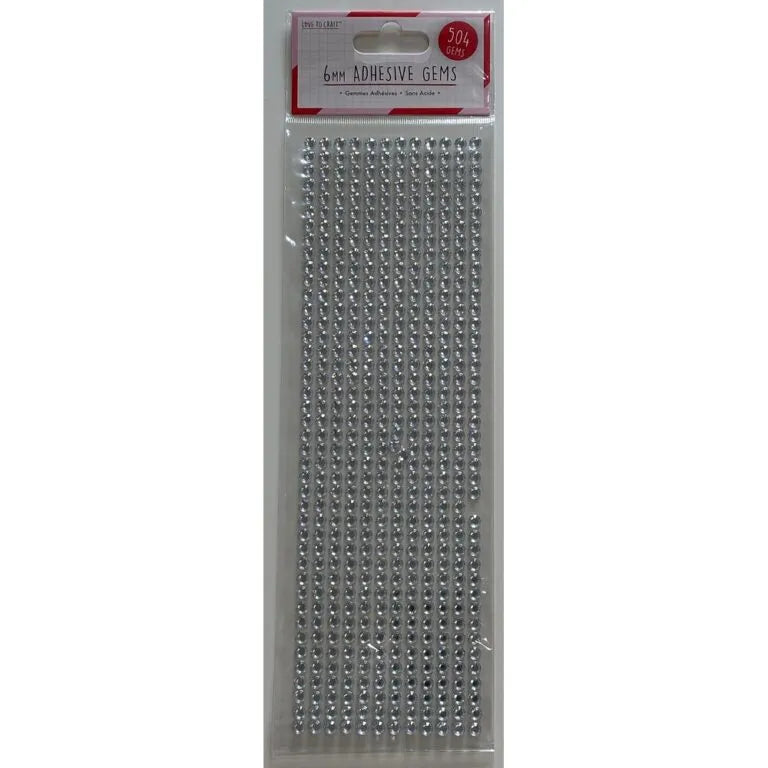 Love To Craft - 6mm Adhesive Gems