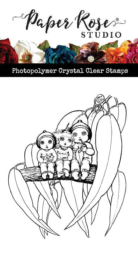 Paper Rose - Clear Stamp Set - Snugglepot & Cuddlepie - On A Branch