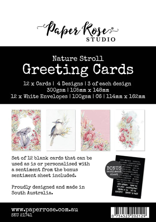 Paper Rose - Nature Stroll Greeting Cards