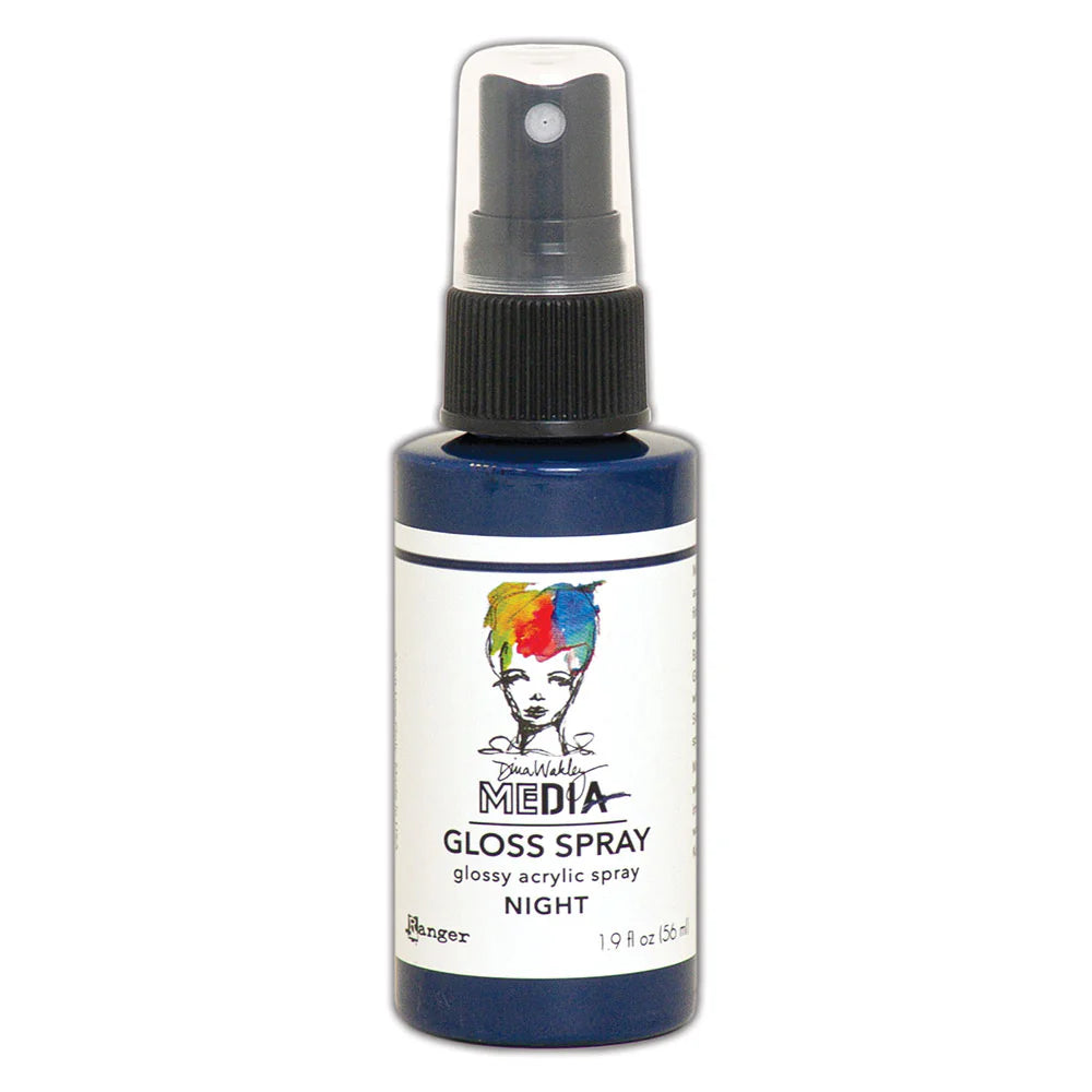 Dina Wakley Media Gloss Spray - Night