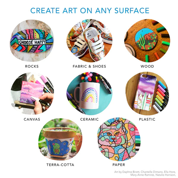 Life Of Colour Paint Pens - Earth Colours