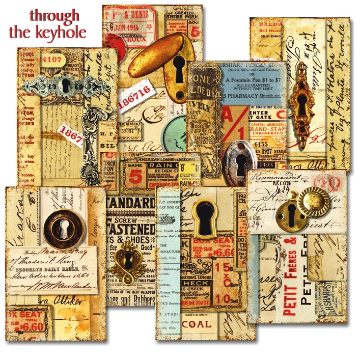 Decorer Scrapbook Paper - Through The Keyhole Mini