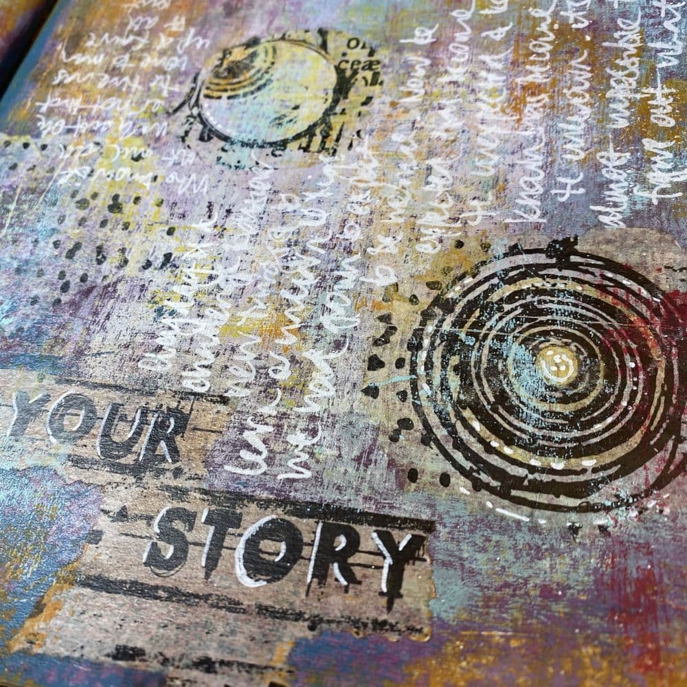 Seth Apter Printed Tissue Collage Paper PT 06