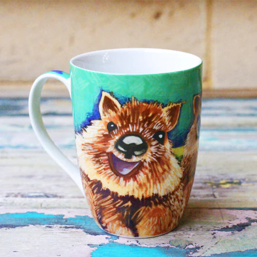 Libby Sheppard - Quokka Green Mug