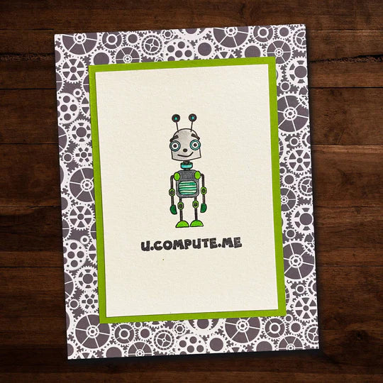 Paper Rose -Robot Cardmaking Kit