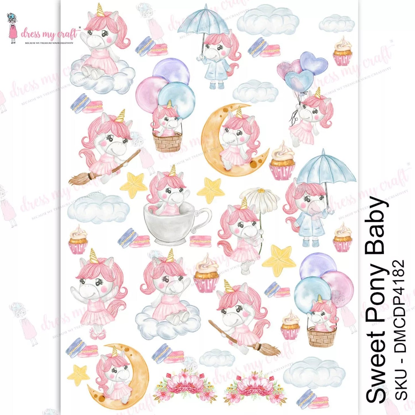 Dress My Craft - Transfer Me - Sweet Pony Baby