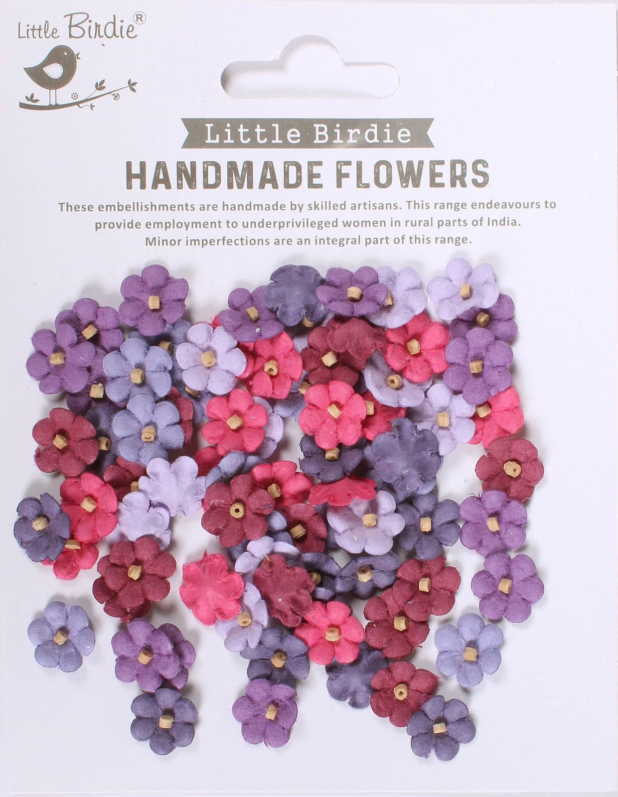 Little Birdie -Paper Flowers Esme Birds & Berries 80pc