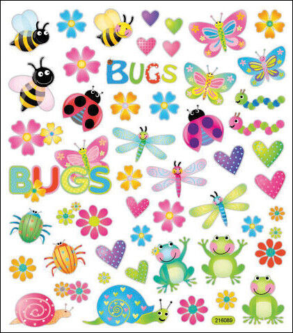 StickerKing - Multi Coloured Bugs