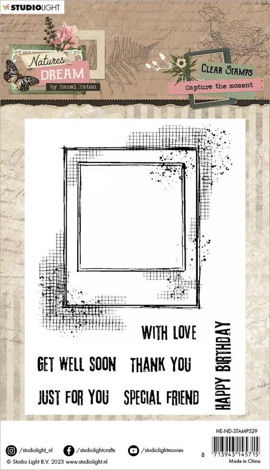 Studio Light Clear Stamps- Natures Dream - Capture The Moment