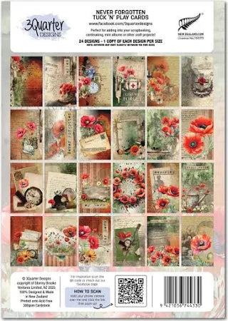 3 Quarter Designs - Never Forgotten Tuck 'n' Play Cards